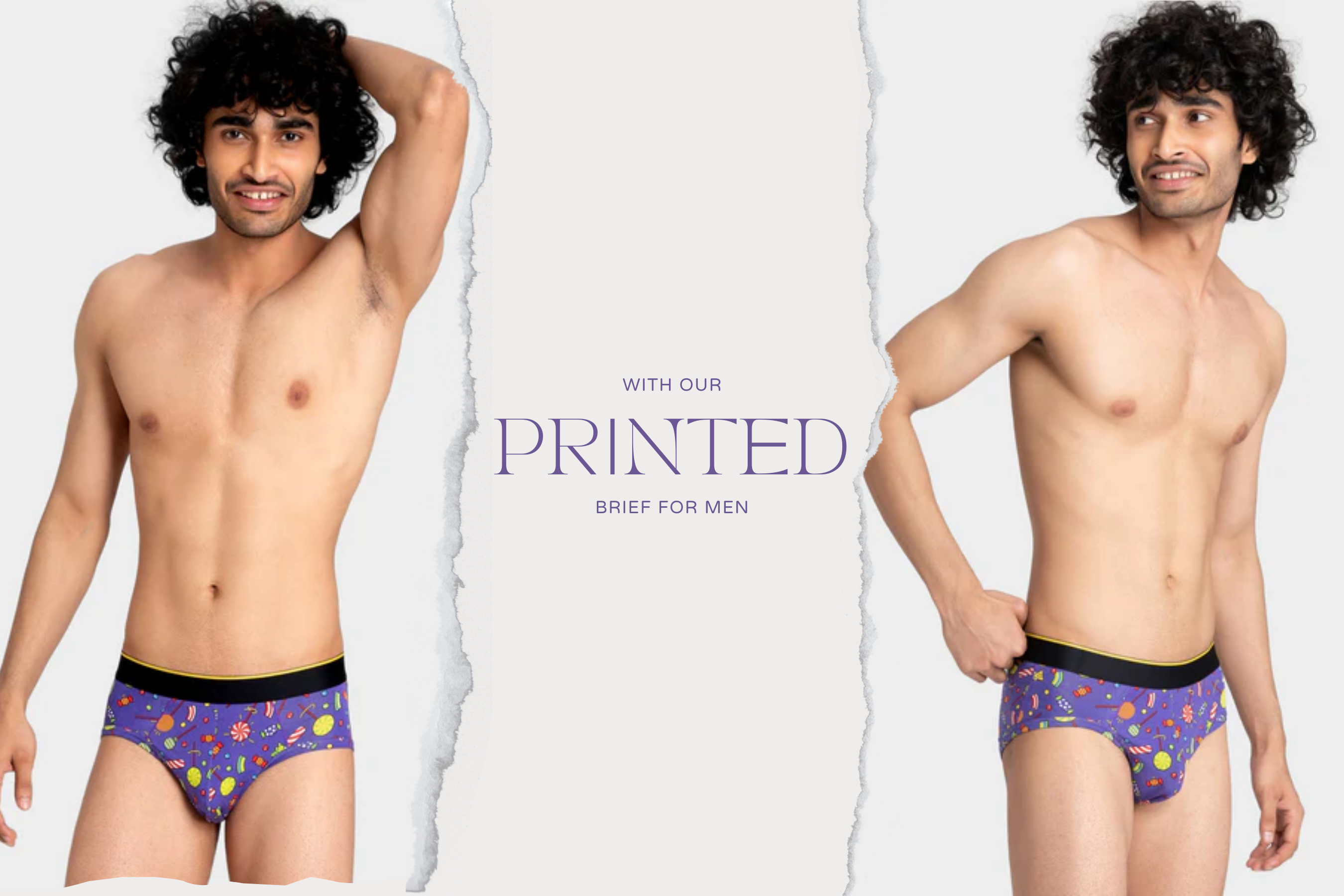 With our printed brief for men, take part in our revolution.