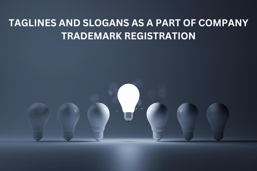 Taglines and Slogans as a part of company trademark registration