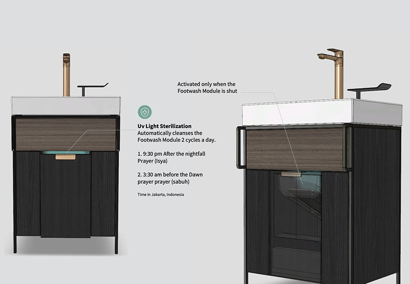 How a Wudu Sink with Foot Wash Encourages Proper Ablution